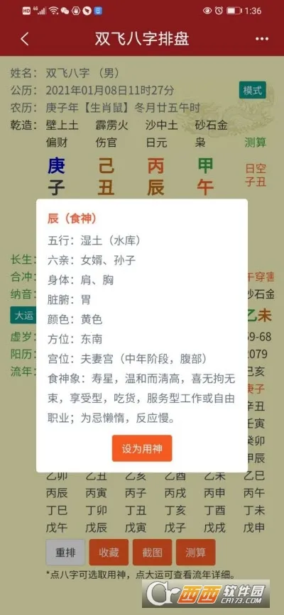 双飞八字排盘 双飞八字排盘